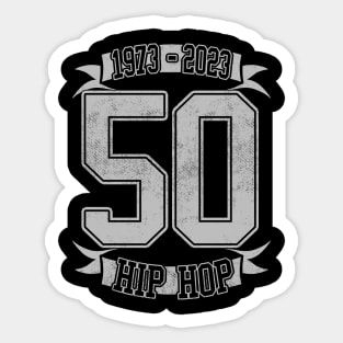 50 YEARS of HIP HOP Sticker